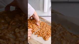 How to Make Microwave Peanut Brittle 🥜💛 microwave peanutbrittle dessert [upl. by Deraj]