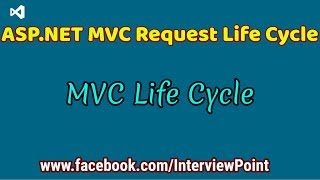 ASPNET MVC Life Cycle  ASPNET MVC Request Life Cycle  Interview Question [upl. by Eiralav]