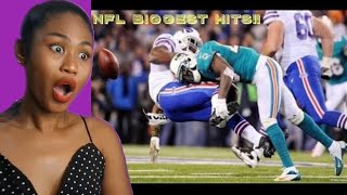 BIGGEST NFL HITS HERE COMES THE BOOM  Reaction [upl. by Biel]