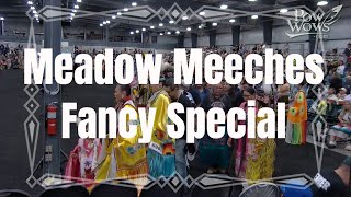 Meadow Meeches Fancy Special Part 1  2024 Manito Ahbee Pow Wow  Powwowscom [upl. by Meter49]