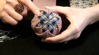 Quilted Christmas Ornament0001wmv [upl. by Eibob182]