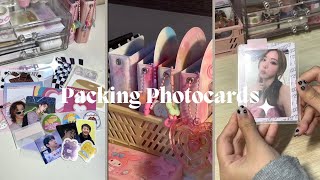 🐚🪸Packing Kpop Photocards 42  ASMR  ✨ tiktok compilation [upl. by Ahseiuqal]