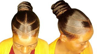 QUICK AND EASY HAIR STYLE USING BRAIDING HAIR😱 [upl. by Sacksen]