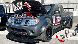 700hp V8 Nissan Frontier Twin Turbo ALL WHEEL DRIVE [upl. by Tav]