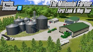 Millennial Farmer MF Farms  Map Preview  Farming Simulator 22 [upl. by Mariel]