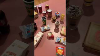 Opening MINI BRANDS FOOD What do I get for my collection this time mini food miniature brand [upl. by Aliekahs]