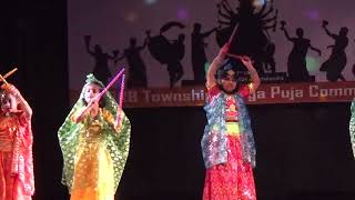 DANDIYA DANCE PERFOMANCE IN SARAD SHUBHECHCHHA SILVER JUBILEE CELEBRATIONS 2024 [upl. by Atteuqal]