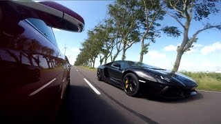 Tesla Model S P90D vs Lamborghni Aventador LP7004 [upl. by Arundell]