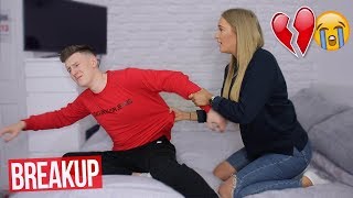 BREAK UP PRANK ON MY GIRLFRIEND GONE WRONG [upl. by Harraf]