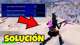 COMO ARREGLAR EL MOVIMIENTO EN FORTNITE CAPITULO 5  NUEVO MOVIMIENTO REALISTA EN FORTNITE [upl. by Xantha749]