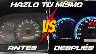 😱Cambia el look del tablero de tu auto 🚘 modificación tablero Kia Rio [upl. by Faustena542]