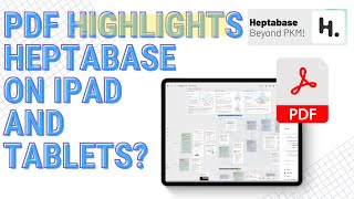 PDF Highlights On Tablets  HEPTABASE [upl. by Piotr898]