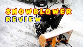 SNOWBLOWER REVIEW  Cub Cadet 3 Stage 357cc  28quot Cut [upl. by Kcirb]