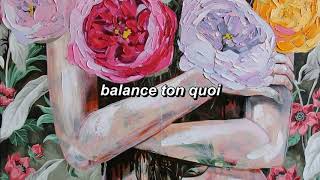 Angèle  Balance ton quoi Lyrics  English Sub [upl. by Epifano]