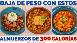 Almuerzos Saludables con Menos de 300 Calorías [upl. by Joane363]