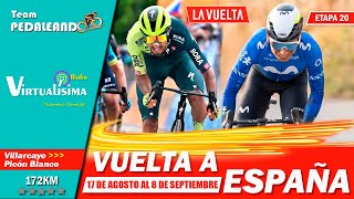 EN VIVO Etapa 20 Vuelta a ESPAÑA 2024  QUINTANA  MARTINEZ  CARAPAZ  ROGLIC  KUSS LaVuelta2024 [upl. by Yntirb]