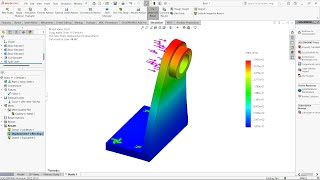 Static Simulation in Solidworks for Beginners [upl. by Edyth]