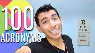 TOP 100 MEDICAL ACRONYMS 😜💯in 100 SECONDS  Doctor Disney [upl. by Aehtela709]