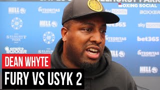 Dean Whyte HONEST ADVICE To Tyson Fury Ahead Of Oleksandr Usyk Rematch [upl. by Sinnelg30]