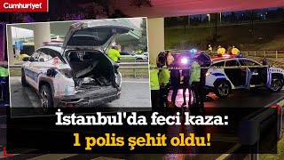 İstanbulda feci kaza 1 polis şehit oldu [upl. by Erminna]