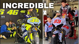 SURPRISE Valentino Rossi and Marc Marquez back on Track Together in Portimao Test WorldSBK [upl. by Nerdna]