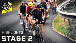 Extended Highlights 2023 Tour de France Femmes Stage 2  Cycling on NBC Sports [upl. by Ahsaelat691]