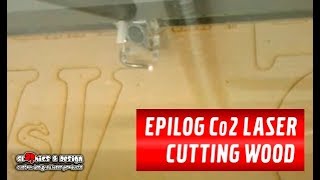 Epilog C02 Laser cutting 3mm wood [upl. by Gowon]