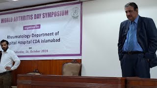 World Arthritis Day Capital Hospital Islamabad Dr Naeem Taj  From Psychiatry To You [upl. by Nadaba]