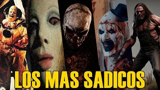 Los ASESINOS DEL CINE de HORROR Mas Brutales y Sádicos EXPLICADOS [upl. by Kris]