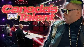 RAPPER targets the CGT Judges with This Intense Performance  Canadas Got Talent [upl. by Ronnholm]