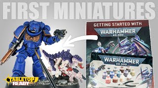 How to get started with Warhammer 40K and Paint your first Miniatures 10th edition [upl. by Sirrah]