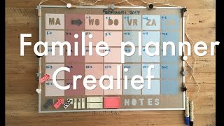 Familie planner whiteboard kalender voor het hele gezin zelf knutselen maken DIY [upl. by Alene]