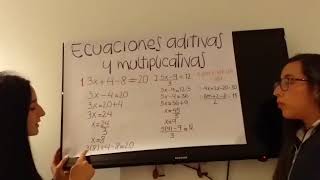 Ecuaciones de tipo aditivo y multiplicativo [upl. by Nnyltiak405]