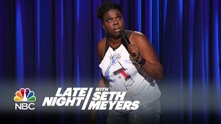 Leslie Jones StandUp Performance  Late Night with Seth Meyers [upl. by Ylremik]