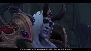 Sire Denathrius intro In Revendreth  Cutscene  WoW Shadowland [upl. by Inoue]