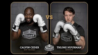 Zuidas Business Boxing Part III  Calvin Ceder vs Thijme Huurman [upl. by Yemarej]