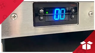 Changing the Temperature Set Point on BeverageAir Undercounter Refrigerator [upl. by Edahs]