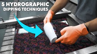 Top 5 Hydrographics Dipping Techniques [upl. by Leupold]