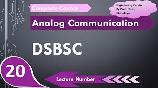 Double Sideband Suppressed Carrier DSBSC Basics Working Circuit Waveform amp Impotence Explained [upl. by Raual]