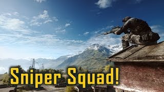 Sniper Squad  Battlefield 4 ReconTeamplay [upl. by Inittirb499]