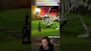 RARE Hollowborn Gween Pet AQW aqw gaming aqworlds [upl. by Eilegna]