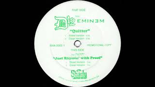 Eminem  Quitter feat D12 clean [upl. by Nnewg]