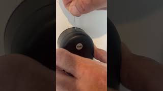 How to open the battery compartment of a Yale keyless front door lock [upl. by Nellad955]