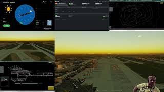 ATC  Stuttgart Ground  VATSIM  4k [upl. by Myrlene]