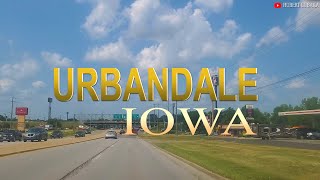 DRIVING THROUGH THE CITY OF URBANDALE IOWA [upl. by Manvil634]