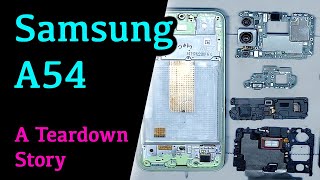 Samsung A54 Teardown Disassembly Repair Review [upl. by Tews158]