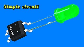 220 Volt Ac power circuit  using 220v Ac only simple electrical circuit [upl. by Clayson25]