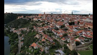 Znojmo flyover with drone  4K video RoPoNY 2021 [upl. by Attebasile]