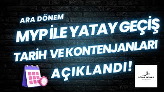 MYP İLE YATAY GEÇİŞ TARİHLERİ VE KONTENJANLARI AÇIKLANDI [upl. by Solly]