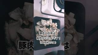 ＜一人飯＞豚肉と白菜を牡蠣ソースで炒めた料理！ [upl. by Feinberg40]